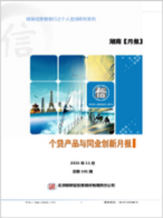 湖南区域个贷产品与同业创新月报